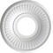 Ekena Millwork Berkshire PVC Medallion (Canopies up to 4 1/2"), 10"OD x 3 1/2"ID x 3/4"P, Metallic Dark Copper CMP10BECDC - alternate 2